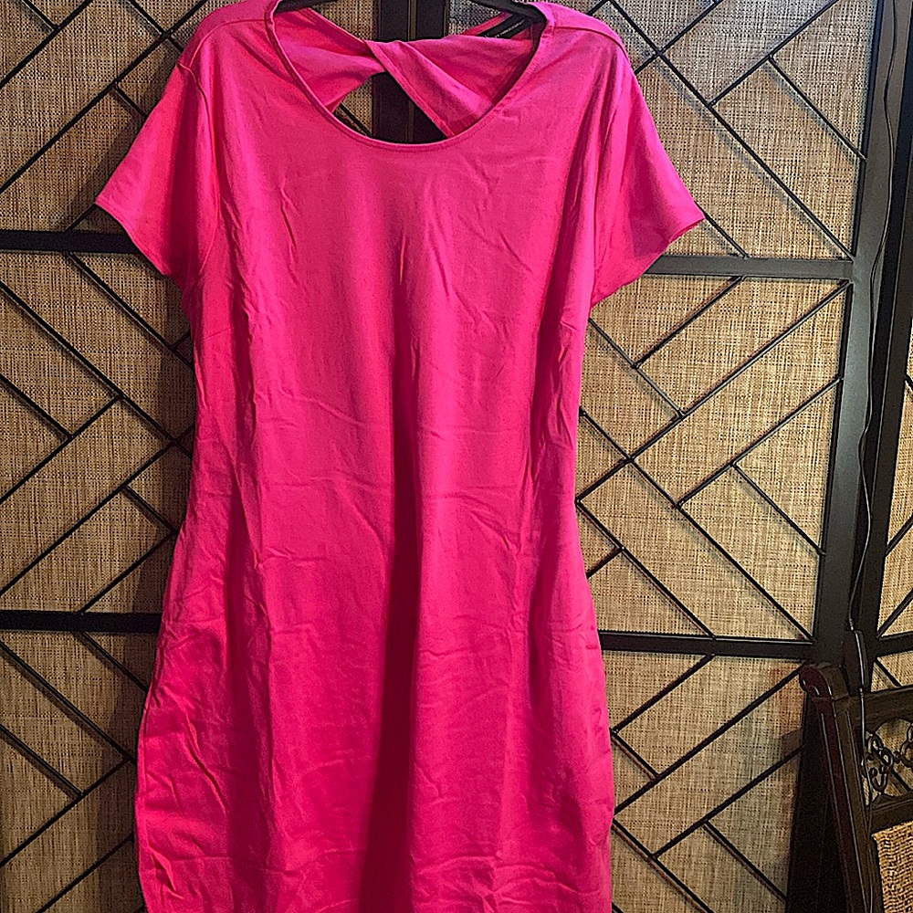 NEW N Y & C PINK XX LARGE SUMMER DRESS